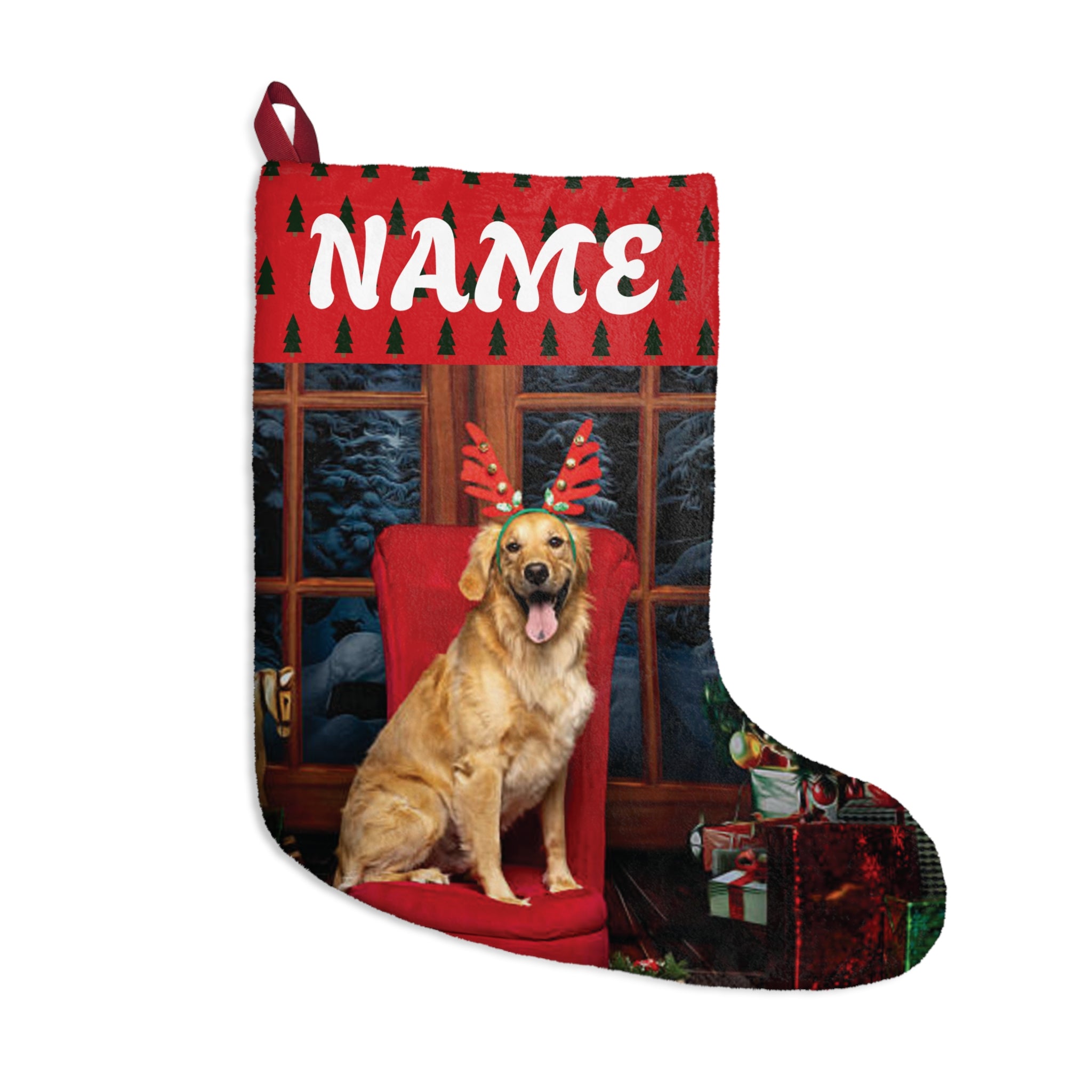Santa Paws Portrait Stocking (Copy)