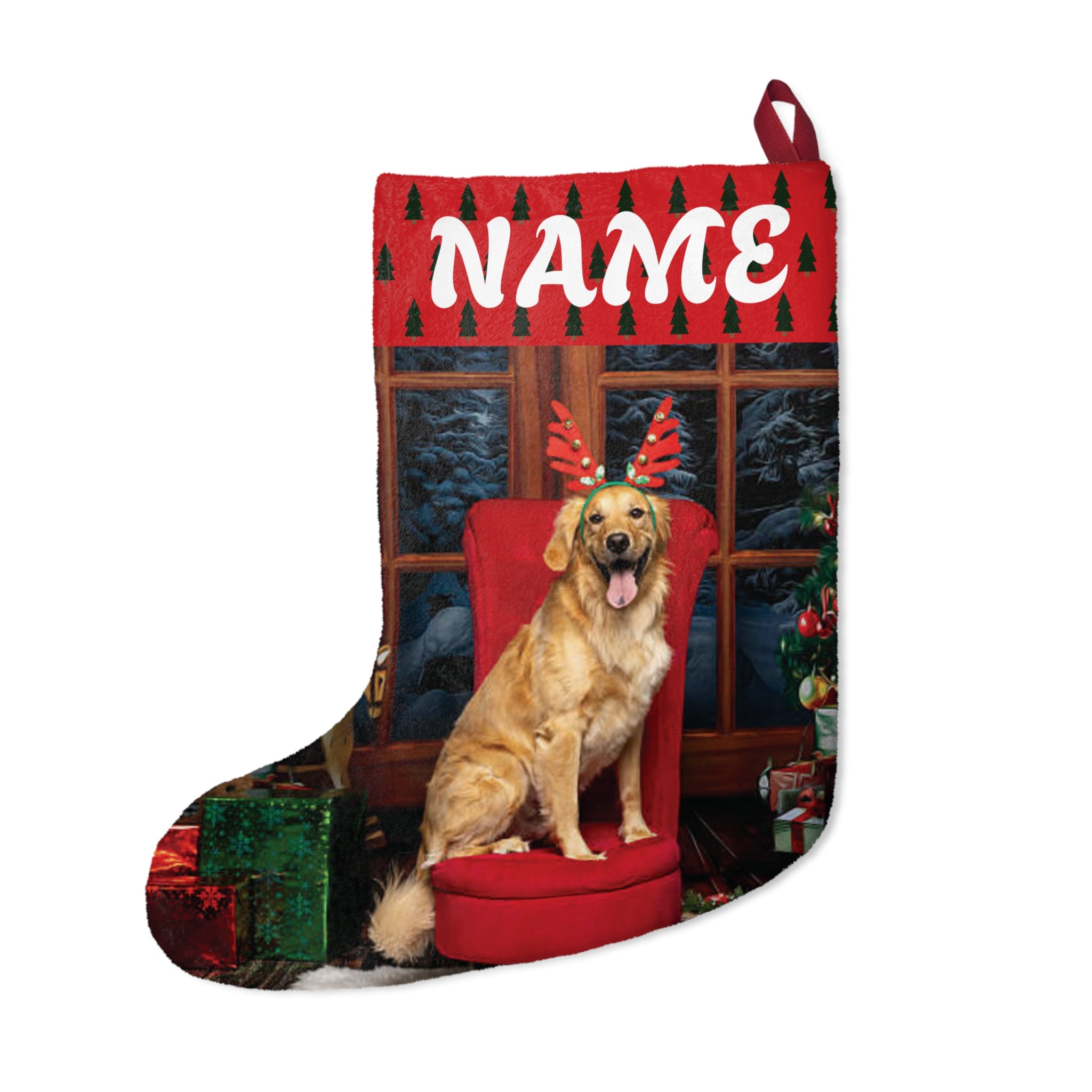 Santa Paws Portrait Stocking (Copy)