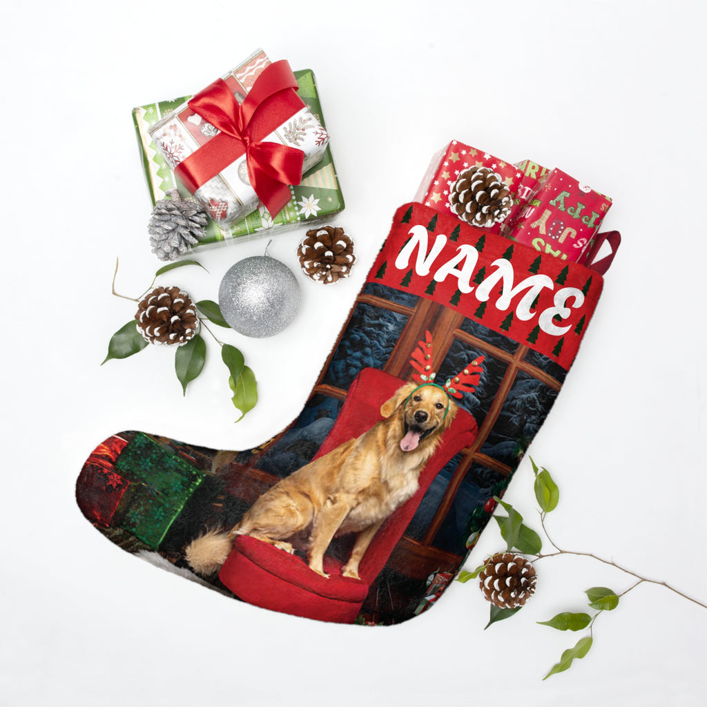 Santa Paws Portrait Stocking (Copy)