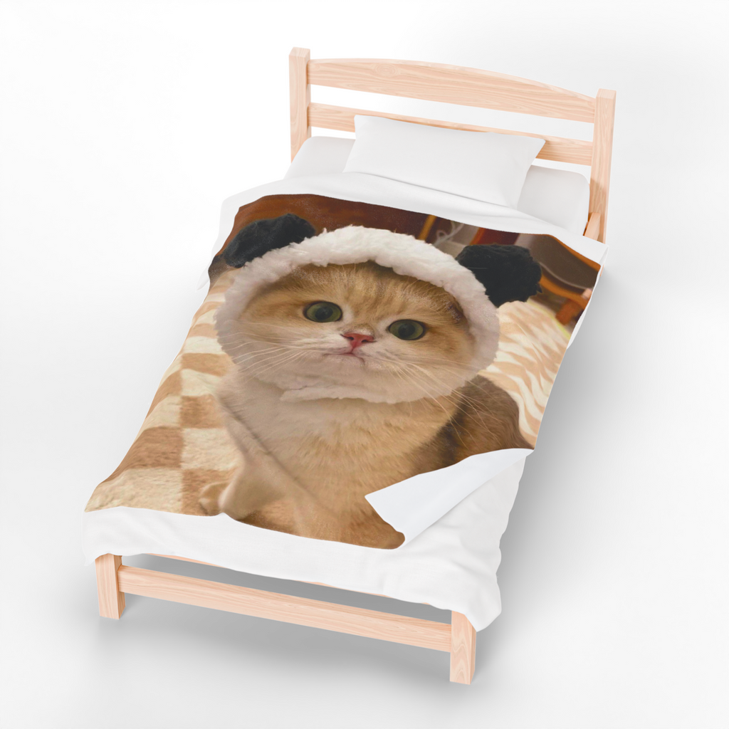 Plush Pet Photo Blanket