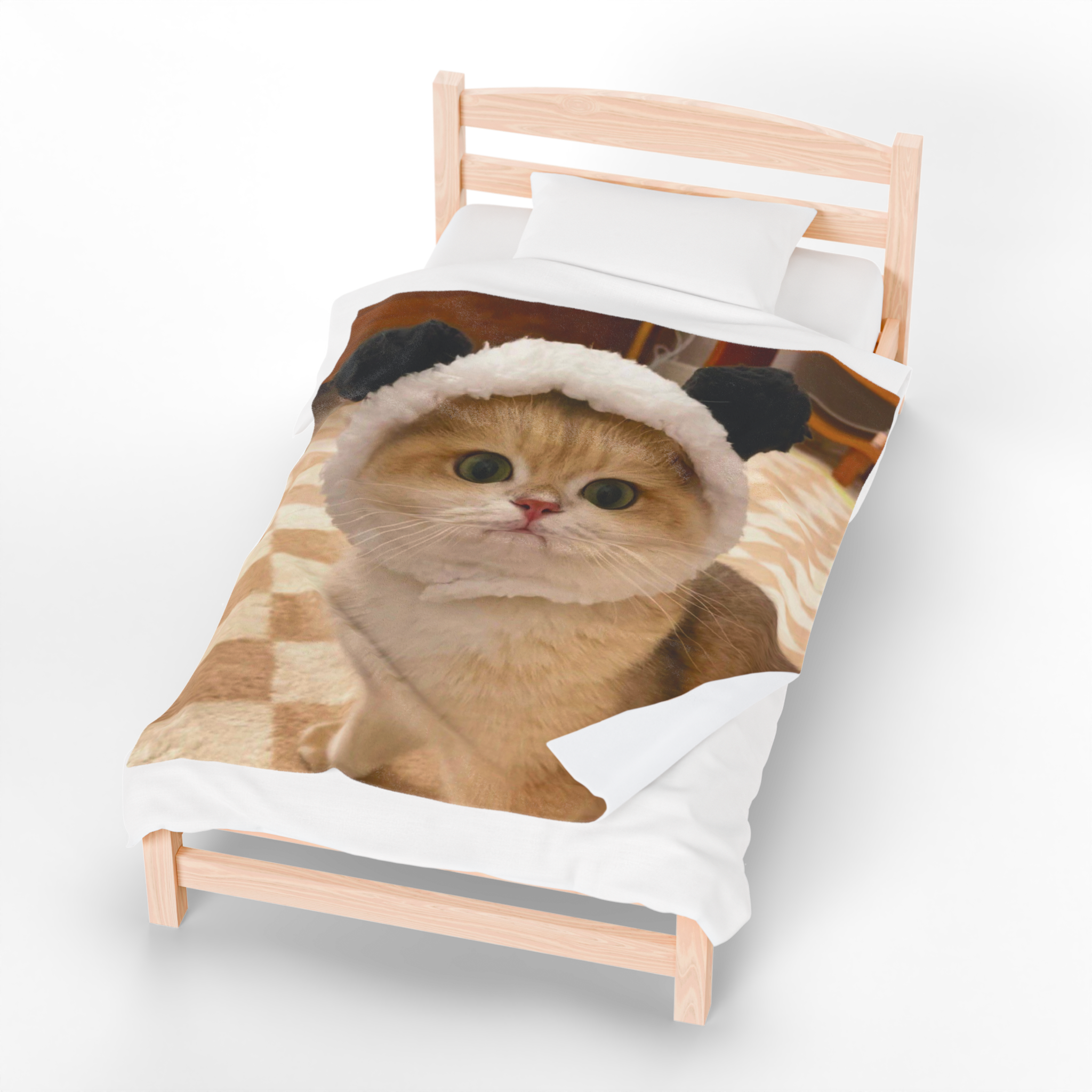 Plush Pet Photo Blanket