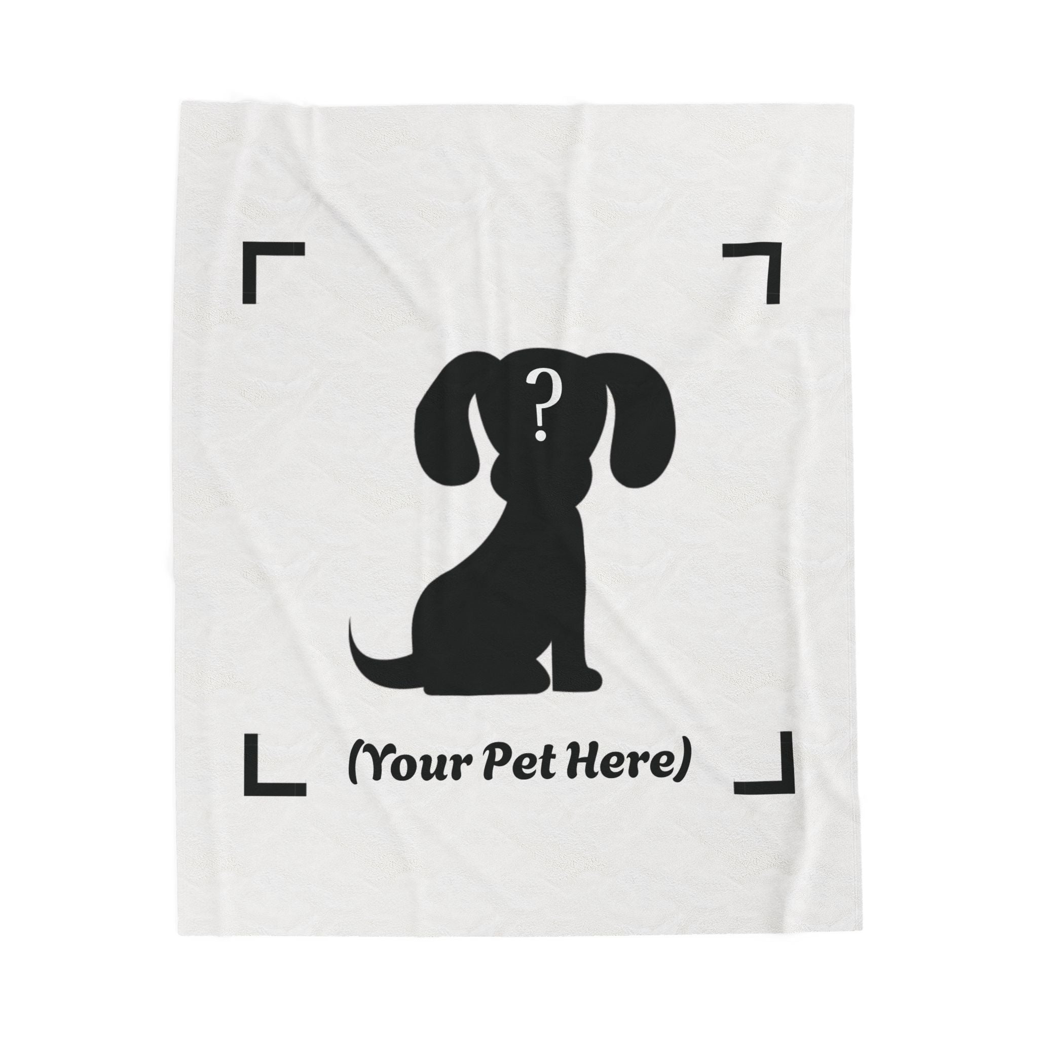 Plush Pet Photo Blanket